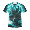 Skull All Over Print T-Shirt for Men