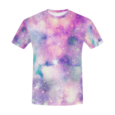 Galaxy Print Seamless Pattern All Over Print T-Shirt for Men