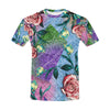 Beautiful Colorful Flower All Over Print T-Shirt for Men