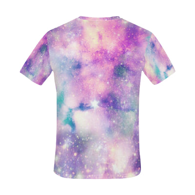 Galaxy Print Seamless Pattern All Over Print T-Shirt for Men